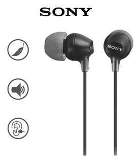 Audífonos Sony Ex15ap/b Con Micrófono Negro
