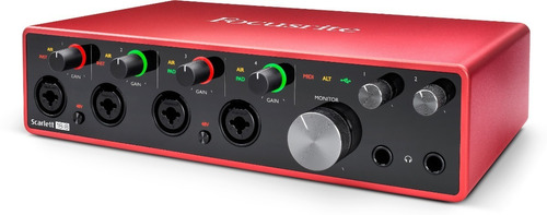 Placa De Sonido Focusrite Scarlett 18i8 Interface Usb 3 Gene