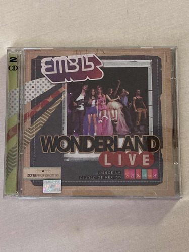 Eme 15 / Wonderland Live Cd + Dvd Impecable