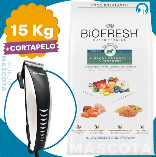 Alimento Biofresh Para Cachorro Raza Grande 15 Kg + Regalo