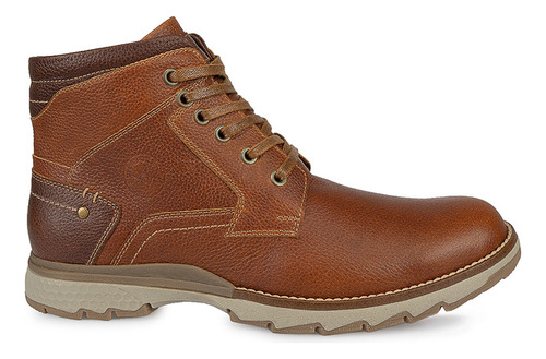 Zapatilla Botin Casual Cuero Hombre Viale Miel Angelo-091