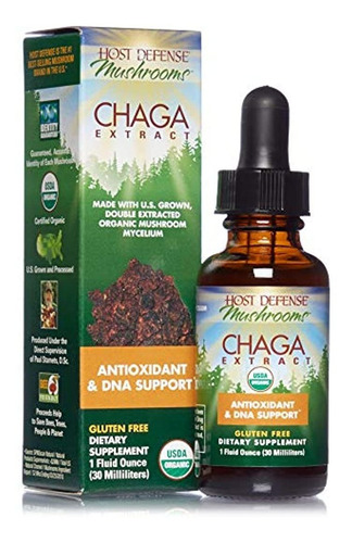 Host Defense Extracto De Chaga Antioxidante Y Soporte De Adn