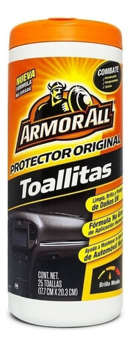 Toallitas De Limpieza Automovil Armorall Protector Original