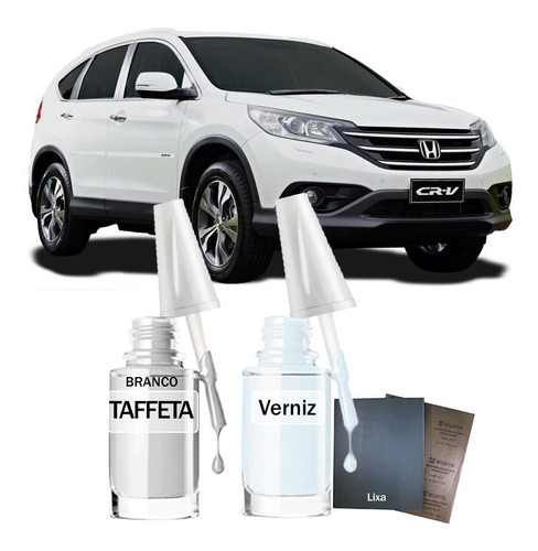 Tinta Tira Risco Cor Branco Taffeta Honda Crv Lx 2013