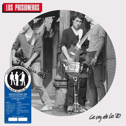 Vinilo Los Prisioneros/ La Voz De Los 80/ Picture Disc