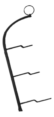 Almacenamiento De Platos De Soporte Para La 3 Capa Negro