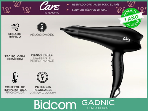 Secador De Pelo Peluqueria Profesional Gadnic Ceramic S2400