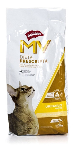 Alimento Mv  Urinario Gato Adulto Sabor Mix En Bolsa De 2 kg