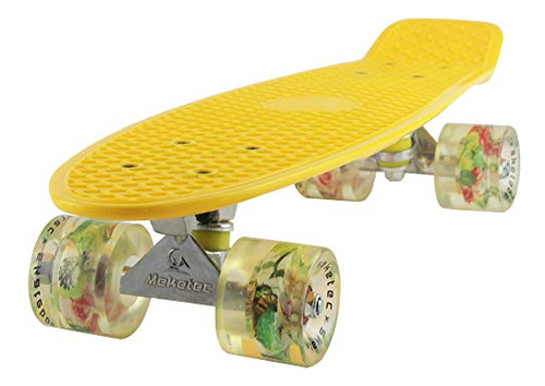 Skateboard Amarillo Toddler 22 Pulgadas Completos Niños Pequ