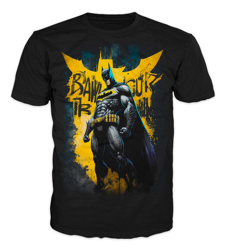 Camiseta Superhéroe Batman Adultos Y Niños