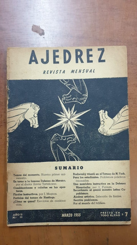 Ajedrez Revista Mensual N° 21 Año 1955-sopena-lib.merlin