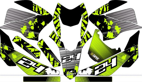 Stickers Para Raptor700 F- Zamora