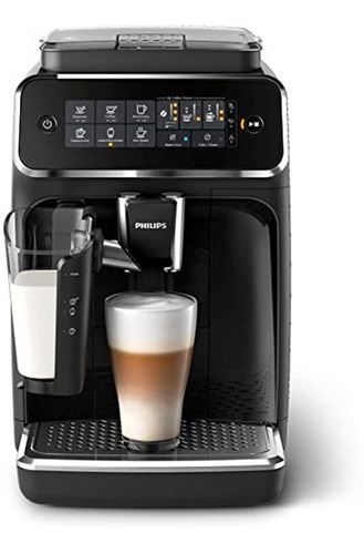 Philips - Cafetera Espresso (tamaño Grande), Color Negro