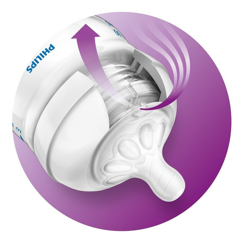 Phillips Avent 2 Mamilas Tetina Natural Flujo 4, 3m