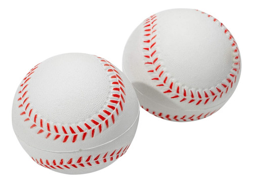 Pelota Bola Beisbol Baseball Recreativa Espuma X 2 Unid