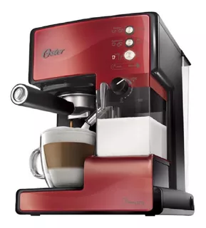 Cafetera Espresso Primalatte Oster 6601 Color Rojo
