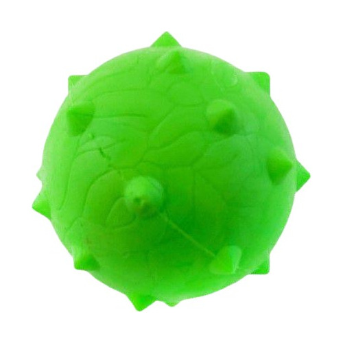 Bola Maciça Cravo Cães M 55mm Verde Dog2718