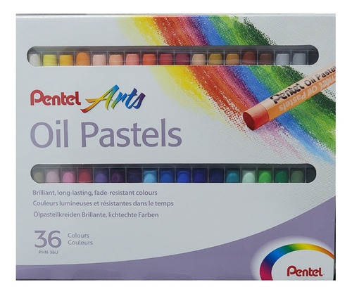 Óleo Pastel Graso Profesional Oil Pentel Arts 36 Colores | Meses sin  intereses