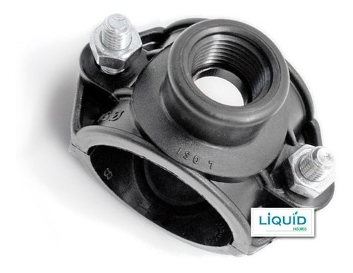 Imagen 1 de 5 de Montura Para Caño Tuberias Pvc 40mm X 1'' - Abrazadera