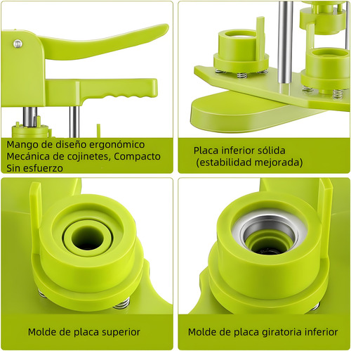 Máquina Para Fabricar Botones De Insignia Kit 25mm