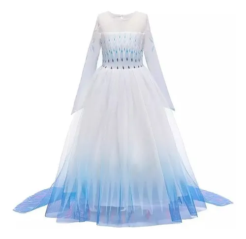 Disfraz Frozen 2 Vestido Elsa Nieve Blanco Cuotas sin inter s