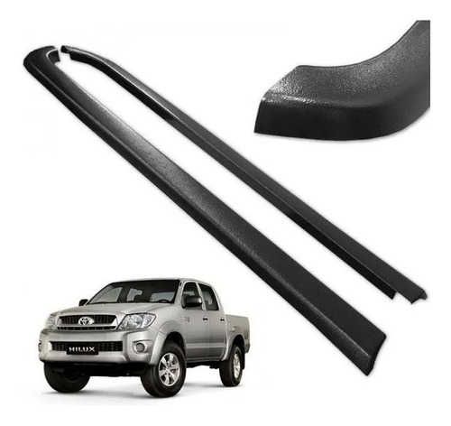 Protetor Borda Lateral Caçamba Hilux 2005 06 07 08 09 A 2015