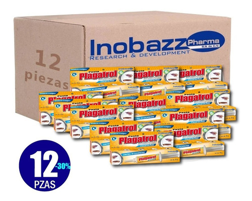 12 Piezas Plagatrol Pasta Para Control De Cucarachas