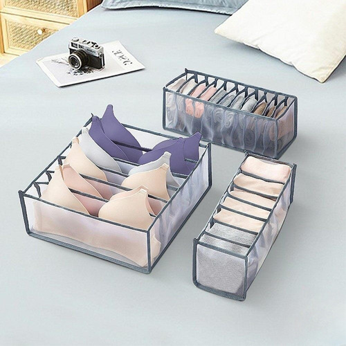 Organizador Divisores Ropa Interior Calcetin Plegable 3 En 1