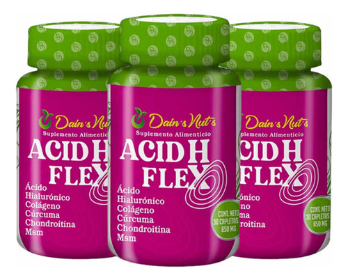 3 Acid H Flex Con Cúrcuma 