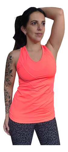 Musculosa Sudadera Espalda Deportiva De Mujer Microfibra