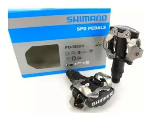 Pedales Shimano PD-M520 Automáticos con Calas - Bici Urbana