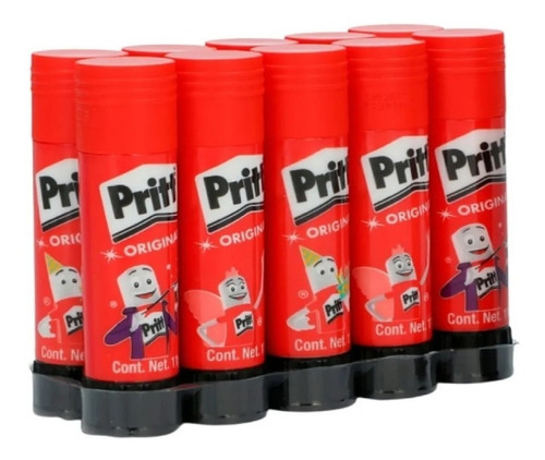 Lapiz Adhes. Pritt 11g C/6pzas