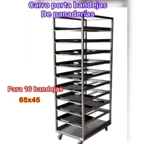 Comprar Carro Porta Bandejas De Panaderías Para 16 Bandejas De 65x45
