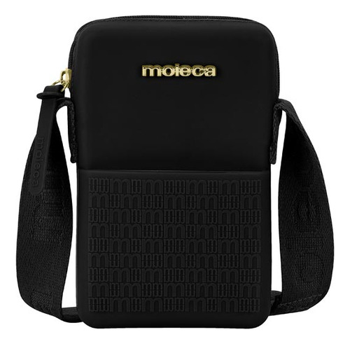 Bolsa Feminina Moleca Transversal Tiracolo Lançament Cor Preto