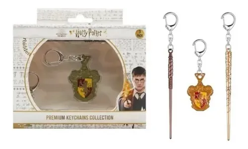 Llaveros Harry Potter Casas Set X 3 Premium Licencia Oficial