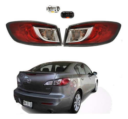 Calaveras Mazda 3 2010 2011 2012 2013 Exteriores Nuevas