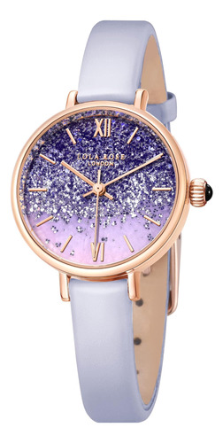 Reloj Lola Rose Para Mujer Con Amatista Brillante Degradada 