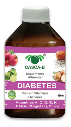 Casca-b Diabetes 423ml - 10 Dias