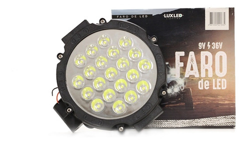 Faro Led Redondo 63w 21 Led 3030 Agro 4x4 Tractor 12v 24v