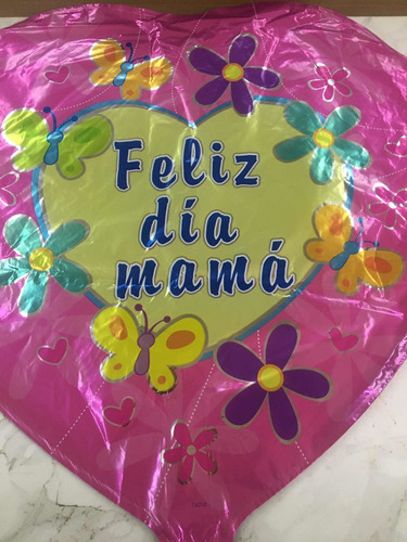 Pack  10 Globos Metaliz Te Quiero Mama Dia De La Madre 18 Pg