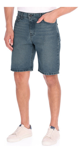 Short Bermuda Holstone Para Hombre De Mezclilla Slim