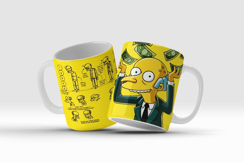 Caneca Cerâmica Simpsons - Estampa 18