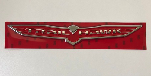 Emblema Trailhawk Jeep Renegade Wrangle Compass Cromado