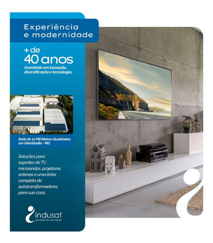 Antena Indusat Hdtv Digital Interna Slim Ai-650i Uhf 3 Em 1