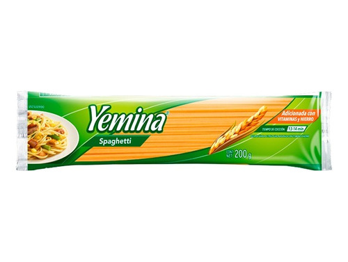 Yemina Pasta Spaghetti No.1  200 Gr Espagueti
