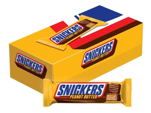 Dulce Chocolate Americano Importado Snickers® Mantequilla