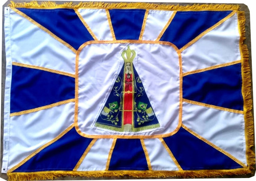 Bandeira Nossa Senhora Divino Espirito Santo 1,30  C/franja