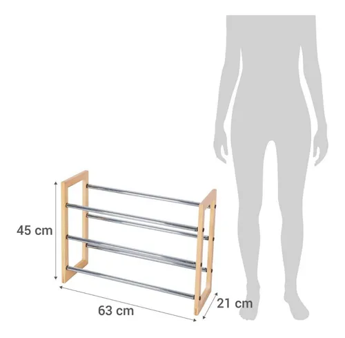 Zapatera Extensible Metal 63x45x21 Cm Afj