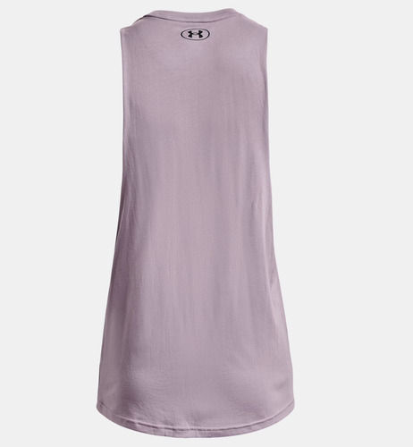 Playera Under Armour Project Rock Rents Due Tank Lila
