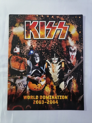 Kiss World Domination 2003-04 Tourbook Programa De Gira 